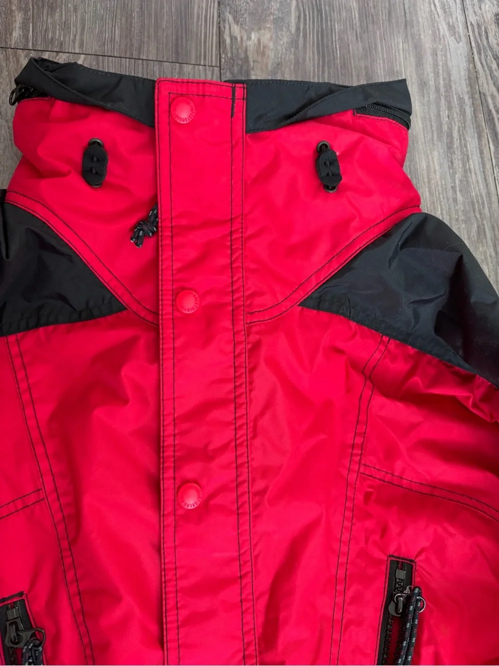 Columbia Sportswear red & black ski jacket
